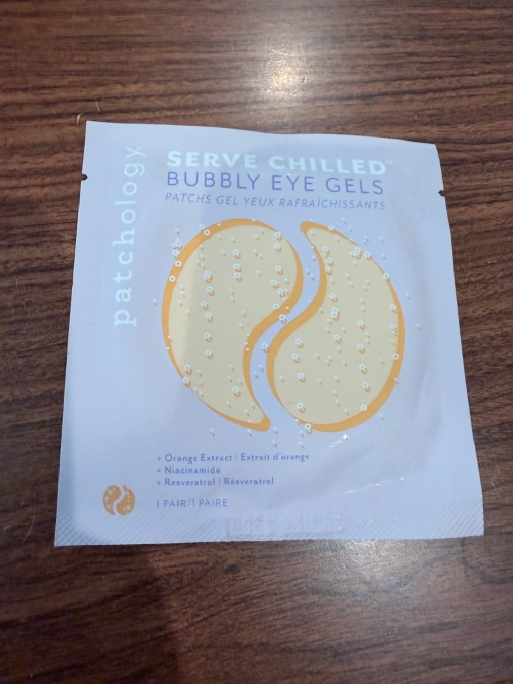 Serve Chilled Bubbly Eye Gels - Orange Patchology